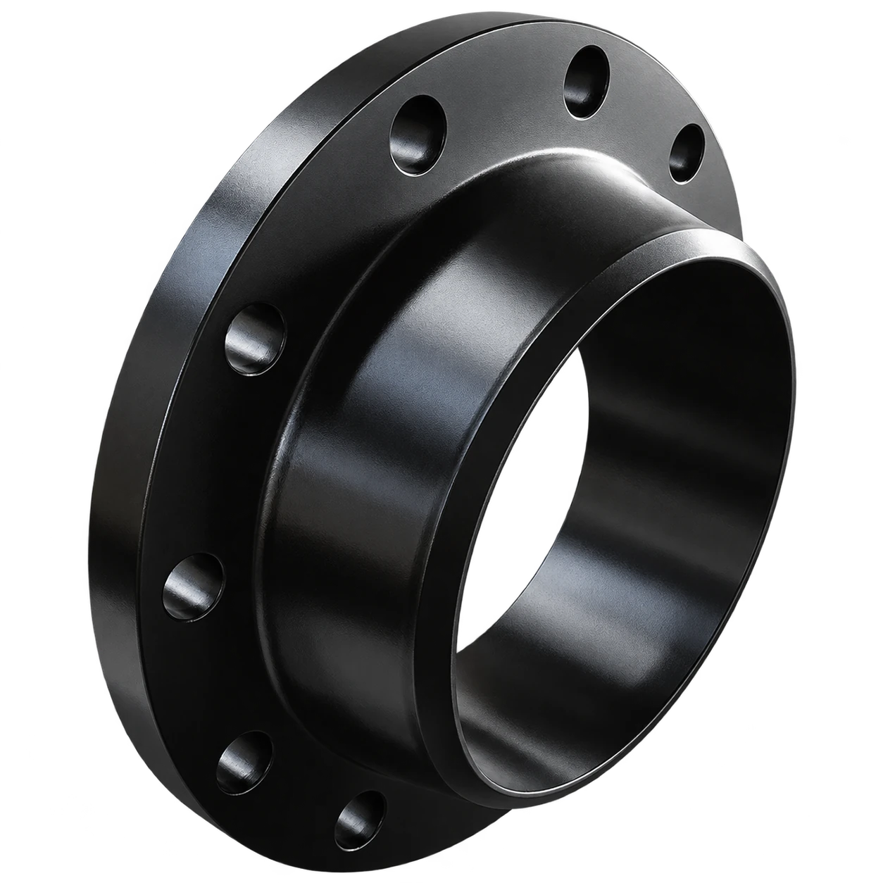 Black weld neck flange