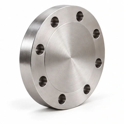 Stainless steel blind flange